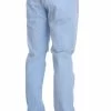 Acht Blue Cotton Stretch Low Waist Fit Jeans