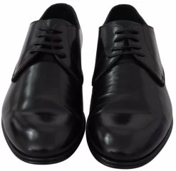 Dolce & Gabbana Derby Napoli Black Leather Dress Formal Shoes 10 Dolce & Gabbana Derby Napoli Black Leather Dress Formal Shoes -Fashion Menswear Shop d9e1afcc5b712d0f1869b6ca9a684d43
