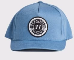 Mens The Mad Hueys Surf Fish Party Twill Snapback - SLATE -Fashion Menswear Shop d9fc688e0ce4728814828c41a20e343d