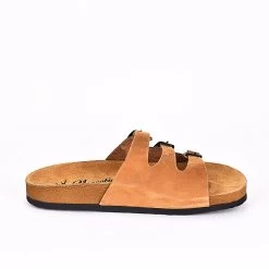 Moosefield Men's Leather Sandals - Light Brown -Fashion Menswear Shop db81c51938c6d7339061b592c67f183b