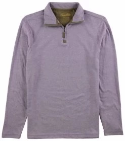 Tasso Elba Mens Supima Pullover Sweater, Purple
