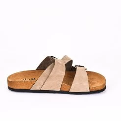 Mens Leather Sandals 17Mns-06 Beige -Fashion Menswear Shop dcc736d238cb33b5a49b4eb913aaa27e