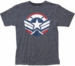 Marvel Studios Falcon And The Winter Soldier New Cap Logo T-Shirt