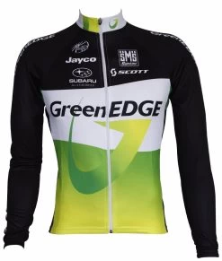 Santini GreenEDGE Replica Long Sleeve Jersey - Black