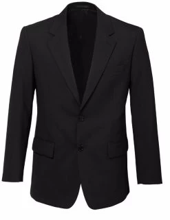 Biz Corporates Comfort Wool Stretch Mens Two Button Classic Jacket - Navy -Fashion Menswear Shop dda62b035892afd40dc295d81b0c9ab5