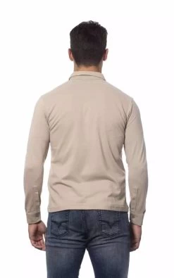 Verri Beige Cotton Shirt -Fashion Menswear Shop ddcad7f4ca9af9630278cb91ff9bd68a