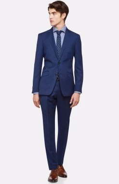 Oxford Men's New Hopkins Wool Suit Jacket - Navy -Fashion Menswear Shop de4f70fc55cec88aef7be1766a51176b