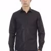 Baldinini Trend Black Polyester Shirt
