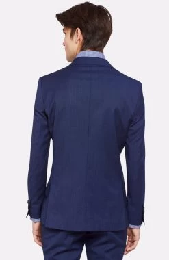 Oxford Men's New Hopkins Wool Suit Jacket - Navy -Fashion Menswear Shop dfd9ed3aaff54b0773bc341cce7b341d