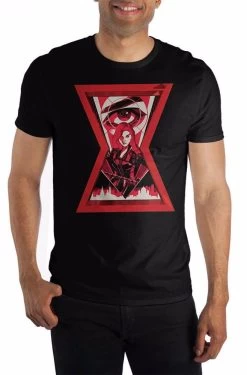 Marvel Studios Black Widow Movie Character In Symbol T-Shirt