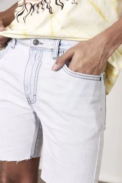 Factorie Slim Cut Denim Short Blue -Fashion Menswear Shop e41ee29cbffd54e96737ef2df9efc1fc