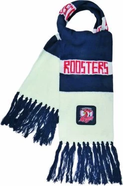 Sydney Roosters Traditional NRL Bar Scarf Winter Neckwear