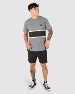 Mens Unit Figure Tee - BLACK -Fashion Menswear Shop e521139b3af3a74e919abd67324041f6