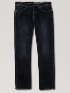 Mens Volcom Solver Modern Fit Jeans Vintage Blue -Fashion Menswear Shop e5d01bb212ae76735f9dcb1dd827d07b