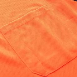HI VIS Short Sleeve Polo Workwear Shirt Tops Tee Tradie Cool Dry Safety Two Tone - Fluro Orange / Na -Fashion Menswear Shop e68decea6b9a7979ec1e0d2aac67817c