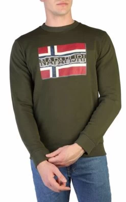 Napapijri AW488BENCH Sweatshirts For Men Green