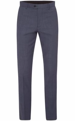 Oxford Men's Hopkins Wool Suit Trousers - Light Blue