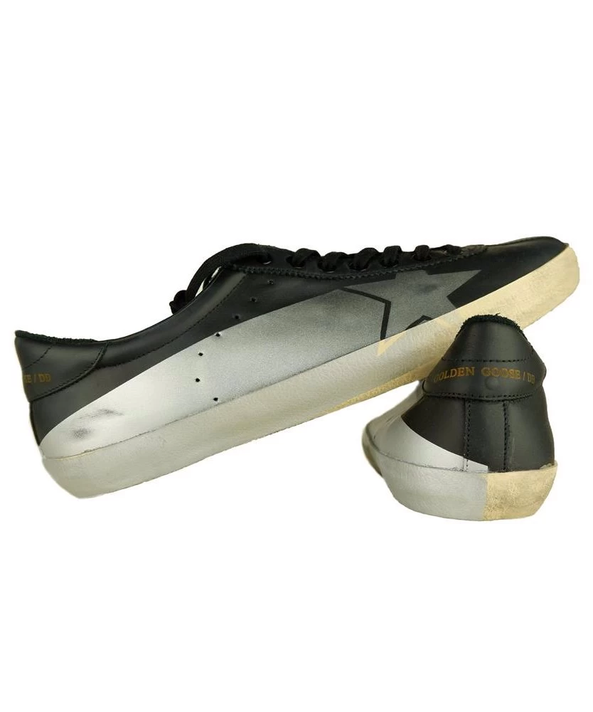 Golden Goose Black Leather Sneaker 4 Golden Goose Black Leather Sneaker - Image 4