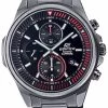 Casio Edifice Chronograph Analog Stainless Steel Quartz EFR-S572DC-1A EFRS572DC-1 100M Men's Watch