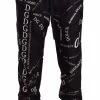 Dolce & Gabbana Black Silk Logo Print Lounge Jogging Trousers Pants