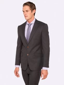 Oxford Men's Marlowe Wool Suit Jacket - Grey -Fashion Menswear Shop ea61130ca8dd423aa242a3dc40d52109
