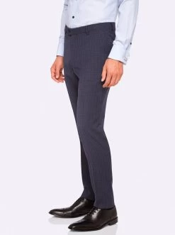Oxford Men's New Hopkins Suit Pant - Blue -Fashion Menswear Shop eb39d1ff9d48ba47d4ff8bbe135bb6da