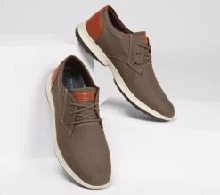 Mens Skechers Darlow - Remego Chocolate Casual Dress Shoe -Fashion Menswear Shop eb7f5b50d4b72a42802d991812d334cb