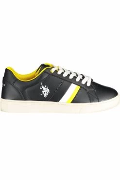 U.S. POLO ASSN. Black Polyester Sneaker