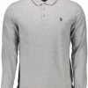 U.S. POLO ASSN. Gray Cotton Polo Shirt