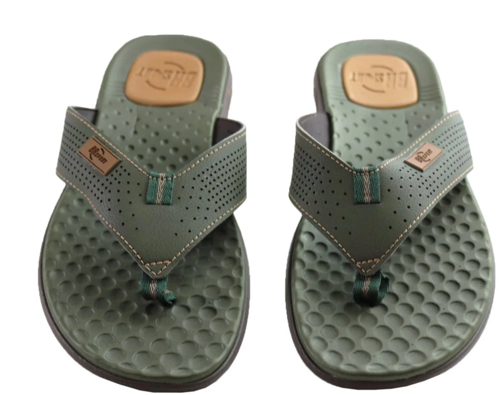 BR Sport Congo Mens Comfort Cushioned Thongs Sandals Made In Brazil - Green 2 BR Sport Congo Mens Comfort Cushioned Thongs Sandals Made In Brazil - Green - Image 2