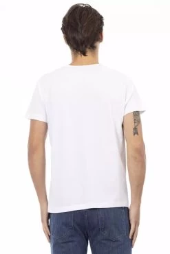 Trussardi Action White Cotton T-Shirt -Fashion Menswear Shop f03ca00ccb208bfa0e4a442eeebf94ca