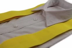 Extra Wide Heavy Duty Adjustable 120Cm Yellow Adult Mens Suspenders