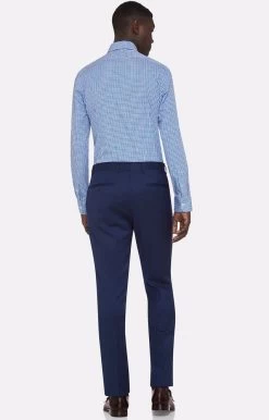 Oxford Men's Beckton Checked Shirt - Blue -Fashion Menswear Shop f06c14c0bc4f2eb34efea851270bf372