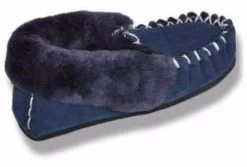 Merino Craft Moccasins - Navy