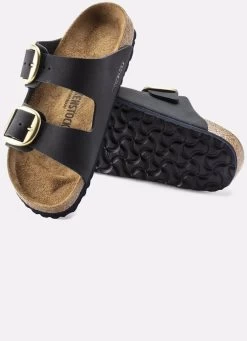 Birkenstock Arizona Big Buckle Nubuck Leather Midnight Sandals - Blue -Fashion Menswear Shop f1f3654641450d7e1230c435f693061f