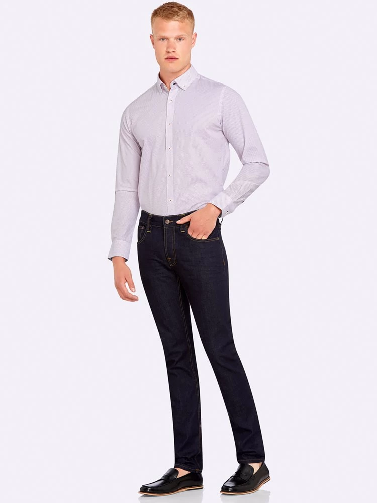 Oxford Men's Stratton Printed Shirt X - Red/Blue 6 Oxford Men's Stratton Printed Shirt X - Red/Blue - Image 6