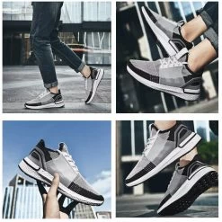 Beakey Fly Woven Mesh Upper Casual Jogging Shoes Non-slip Gym Sneakers-White 7 Beakey Fly Woven Mesh Upper Casual Jogging Shoes Non-slip Gym Sneakers-White -Fashion Menswear Shop f4a6936018869361308c501a803f439f