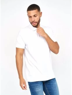 Crosshatch Mens Velmax Polo Shirt (White) - BG528 -Fashion Menswear Shop f6559b95f2d379ed328b6c80df9542ff