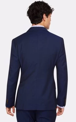 Oxford Men's Marlowe Wool Suit Jacket - Navy -Fashion Menswear Shop f7eff1a25dce4d44618233dfe1190c6f