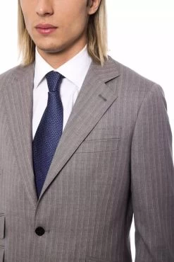 Billionaire Italian Couture Gray Wool Suit -Fashion Menswear Shop f8359d1196561ddfda0d4a0716abcffa