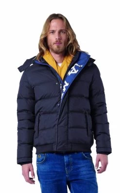 La Martina Blue Nylon Jacket