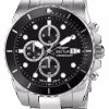 Sector 450 Chronograph Black Sunray Dial Stainless Steel Quartz R3273776002 100M Men's Watch