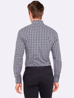 Oxford Men's Kenton Luxury Shirt - Green/Grey 10 Oxford Men's Kenton Luxury Shirt - Green/Grey -Fashion Menswear Shop fb079817cf09e93a2d76ee47f12460fe