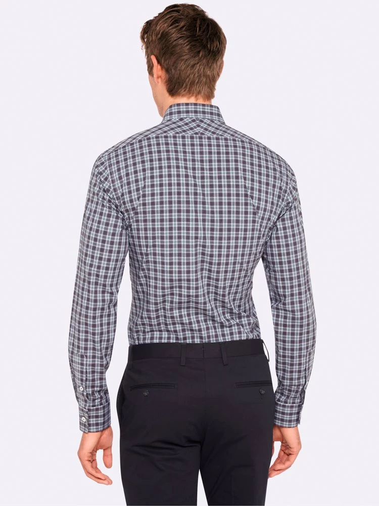 Oxford Men's Kenton Luxury Shirt - Green/Grey 4 Oxford Men's Kenton Luxury Shirt - Green/Grey - Image 4