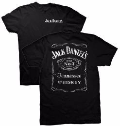 Jack Daniels Double Sided Black Tee Shirt
