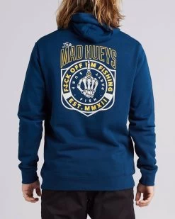 Mens The Mad Hueys Im Still Fishing Pullover - NAVY