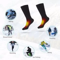 Beakey Electric Heated Socks Boots Feet Rechargeable Suitable Skiing Outdoors -Fashion Menswear Shop fbcf686c06bec187968581b56a290e38