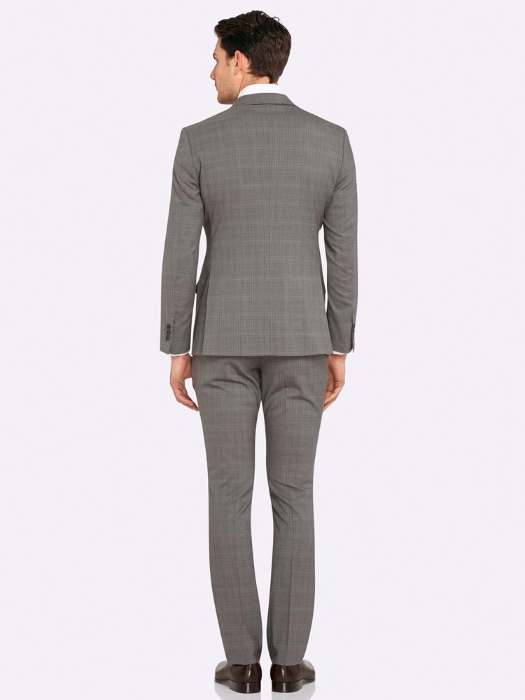 Oxford Men's D.B New Hopkins Wool Suit Jacket - Grey 7 Oxford Men's D.B New Hopkins Wool Suit Jacket - Grey - Image 7