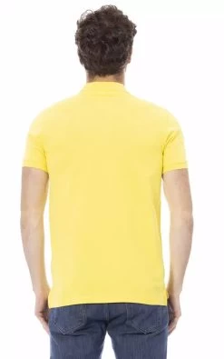 Baldinini Trend Yellow Cotton Polo Shirt -Fashion Menswear Shop fcc40f6f6cb17b6a79b521df9cd29a41