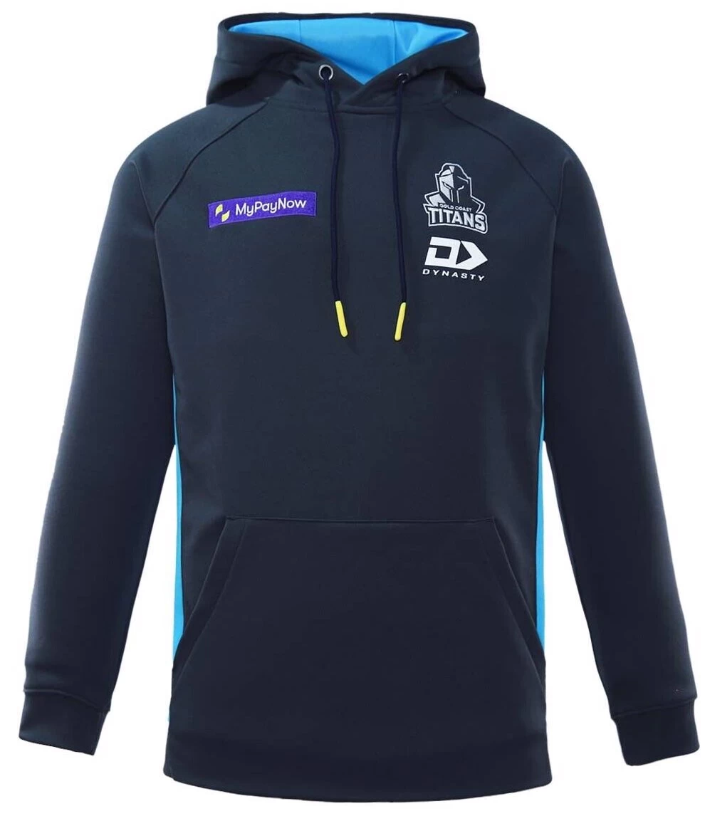 NRL 2023 Pullover Hoodie - Gold Coast Titans - Mens - Jumper - DYNASTY 1 NRL 2023 Pullover Hoodie - Gold Coast Titans - Mens - Jumper - DYNASTY